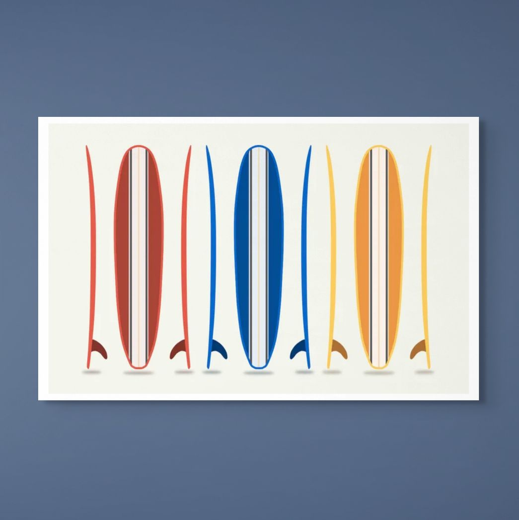 long surf board