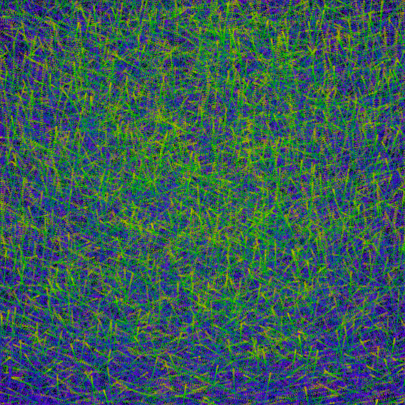 Computer generated blue green colourfield