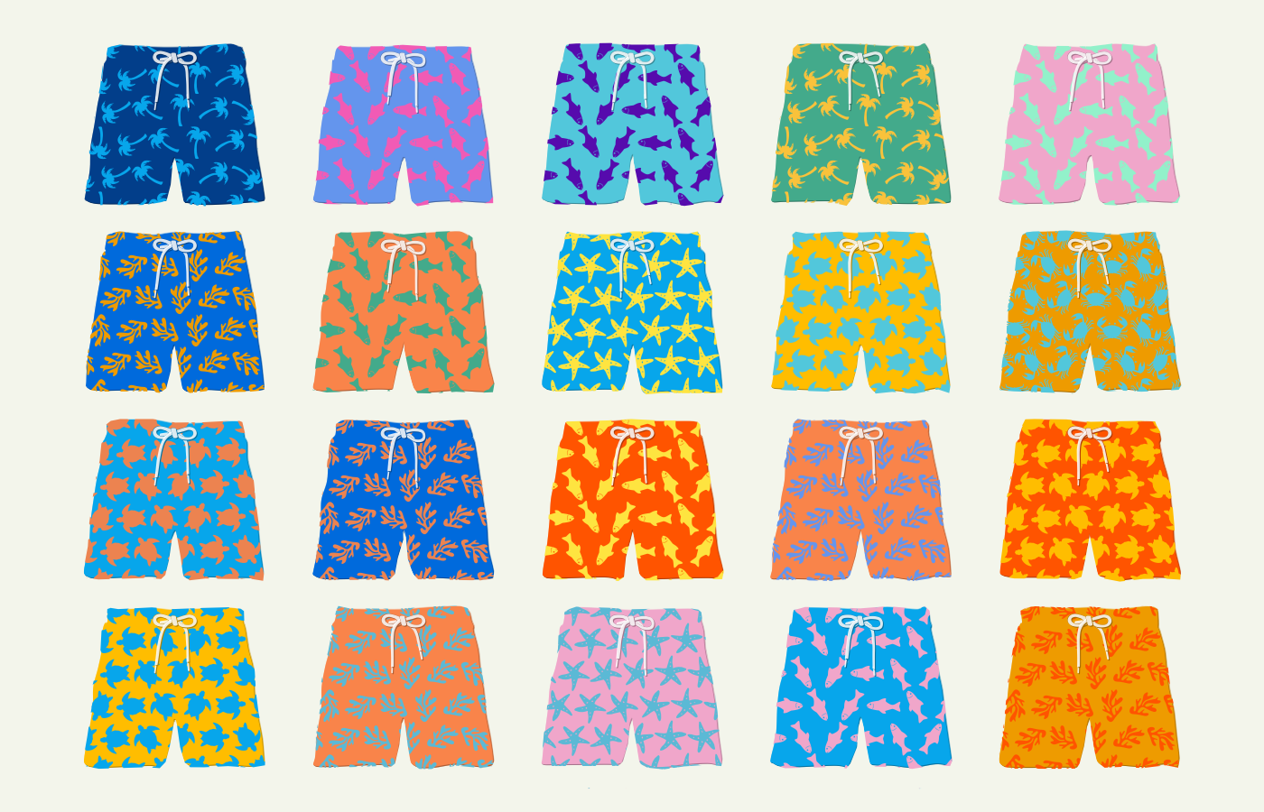 Swim shorts collection 1